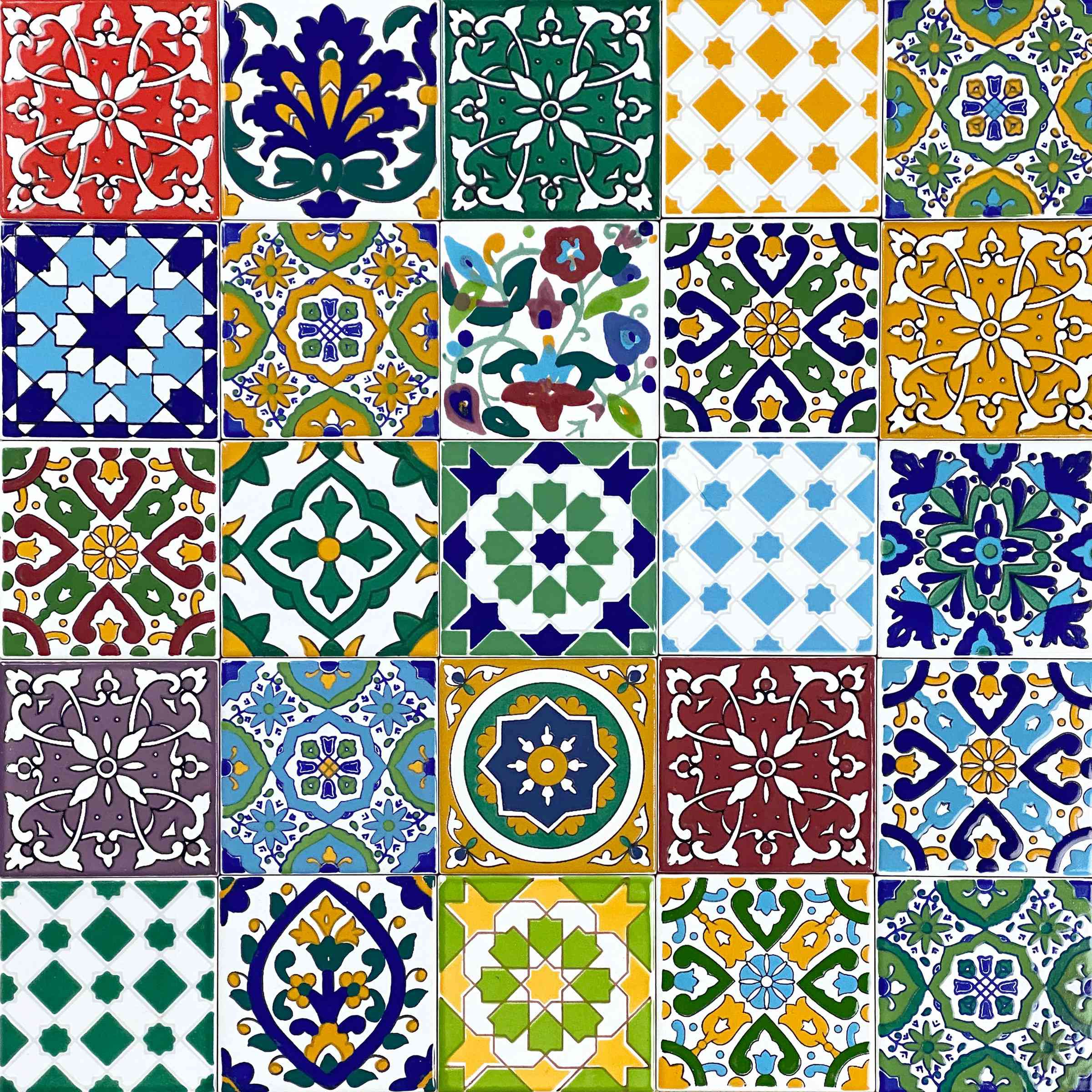 Mozaika marokańska 10×10 cm "Pazzo" – płytki ceramiczne do łazienki, kuchni i prysznica.