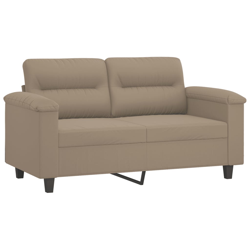 3-cz. komplet wypoczynkowy z poduszkami, taupe, mikrofibra