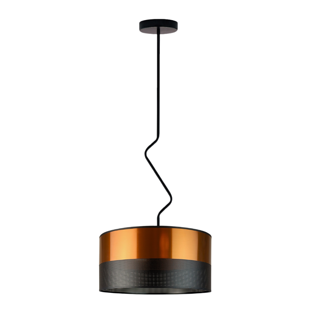 Lampa sufitowa żyrandol lampa wisząca z abażurem walec VESSO