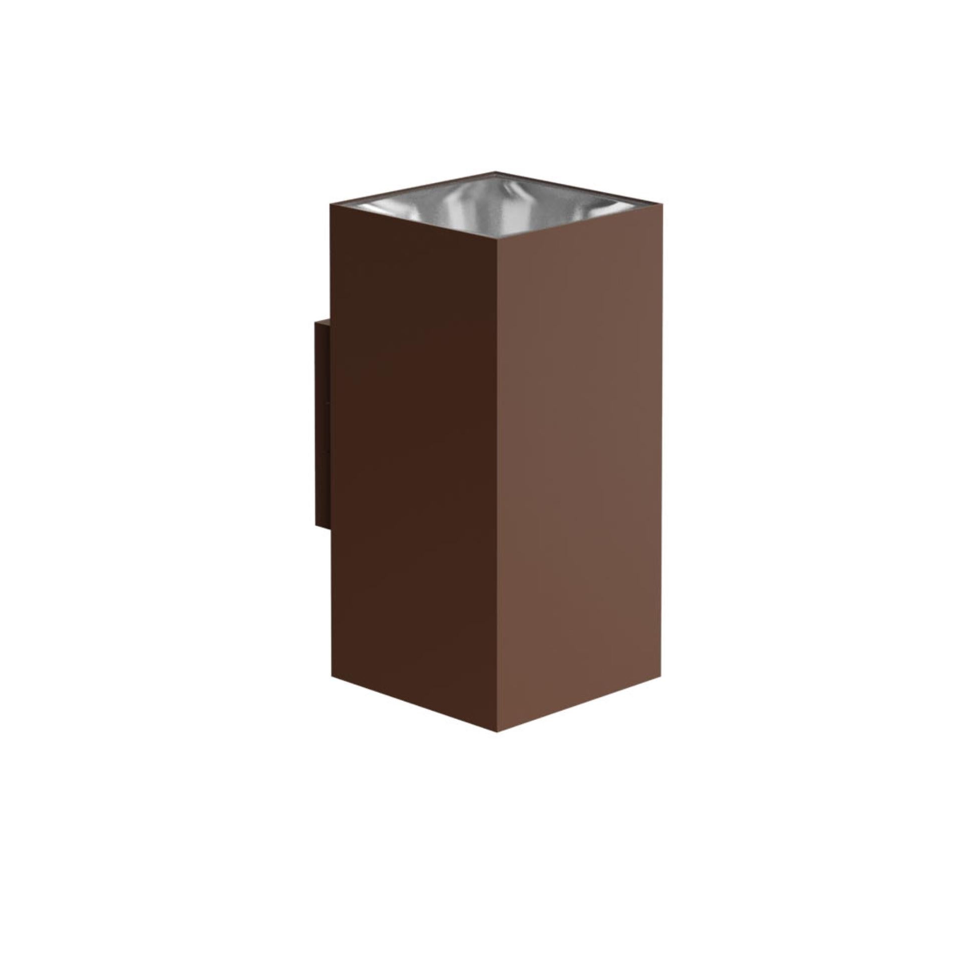 Kinkiet zewnętrzny 16cm Światło górne i dolne LED 16W poliwęglan IP65 CCT Przełącznik 2700K/3200K/4000K - Corten