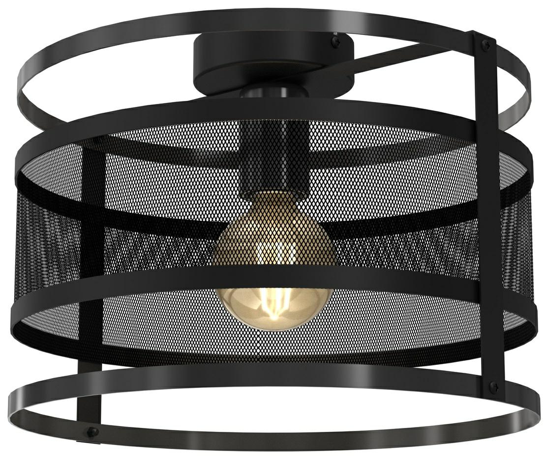 Lampa wisząca Rim czarny mat 1xE27x15W metal wym:23x30x30cm IP20 Luminex
