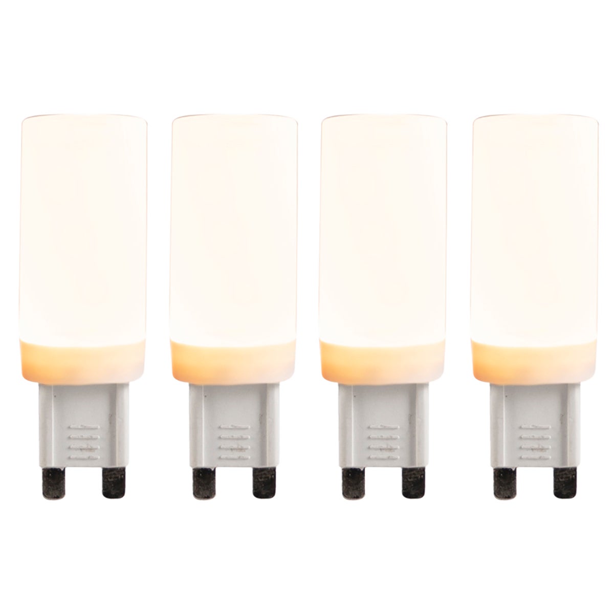 Zestaw 4 żarówek LED G9 z 3-stopniową regulacją jasności 4,5W 500lm 2700K