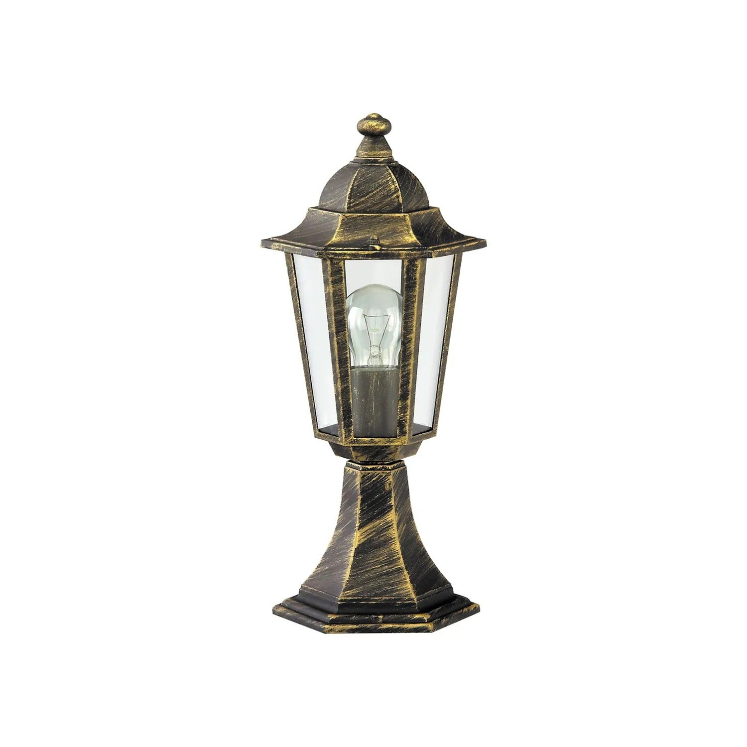 Lampa ogrodowa stojąca Velence złoto antyczne 1xE27x60W IP43 wym: 40 x 21 x 21 cm metal Rabalux