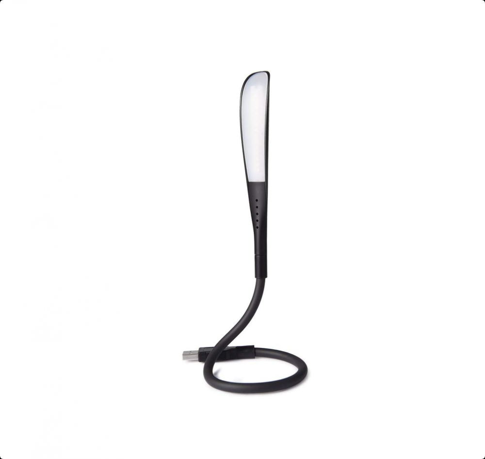 Ściemniana lampka USB do czytania z 3 poziomami jasności i dotykowym włącznikiem do laptopa/PC