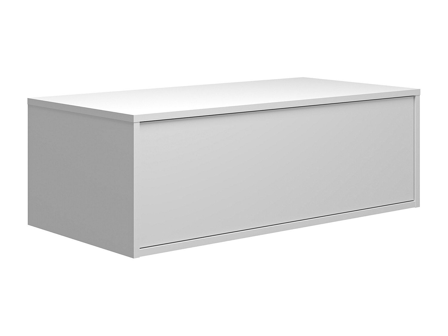 Szafka łazienkowa wisząca pod umywalkę - Biały - 94 cm - TEANA II