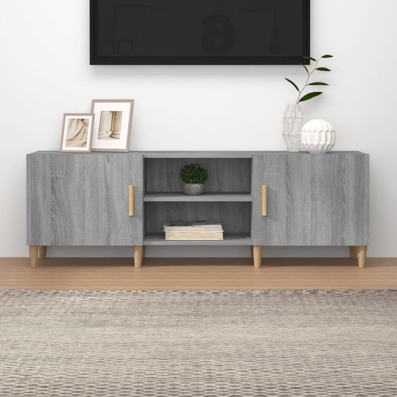 Szafka pod telewizor, szary dąb sonoma, 150x30x50 cm vidaXL