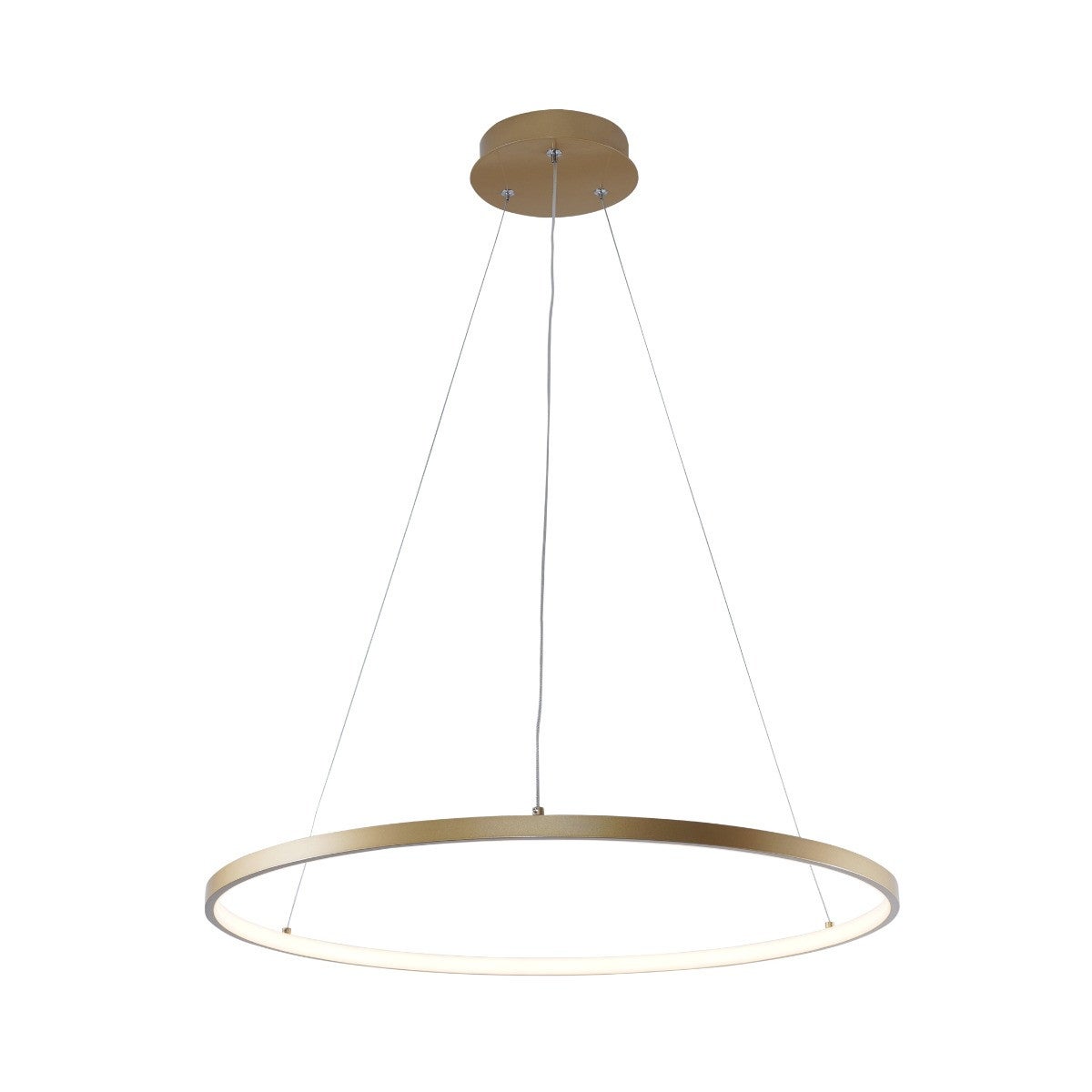 Lampa wisząca ledowa złota BRENO LED 28W Zuma Line 2023201-GD60
