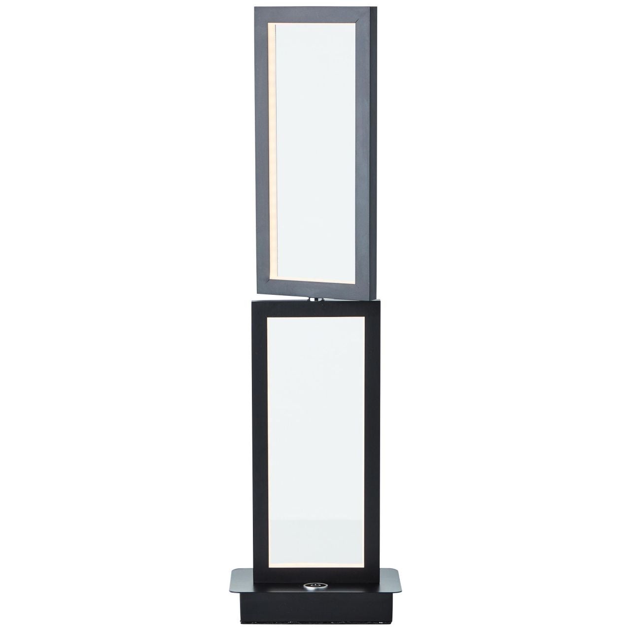 Brilliant lampa Kaami LED zewnętrzna lampa stołowa 37cm biały matowy metal/drewno biały 2W zintegrowana dioda LED