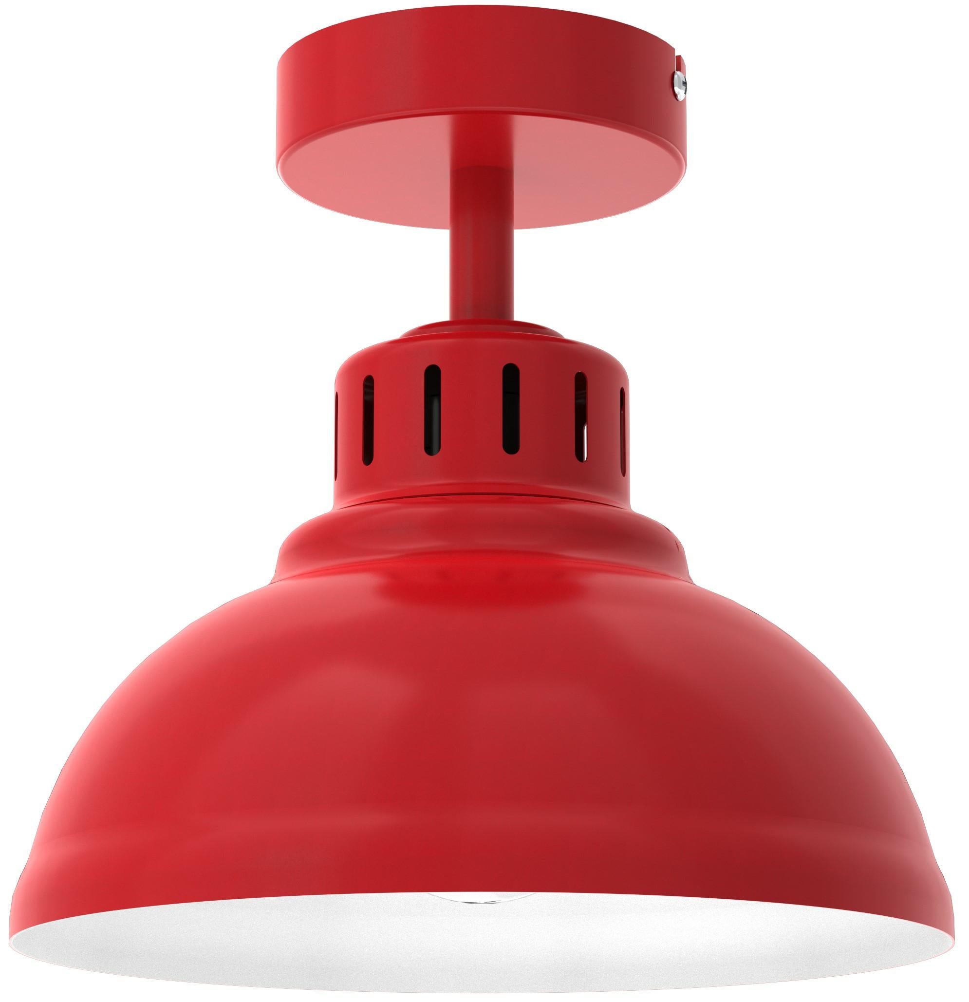 Lampa wisząca Sven czerwony mat-biała 1xE27x15W metal wym:23x21x21cm IP20 Luminex