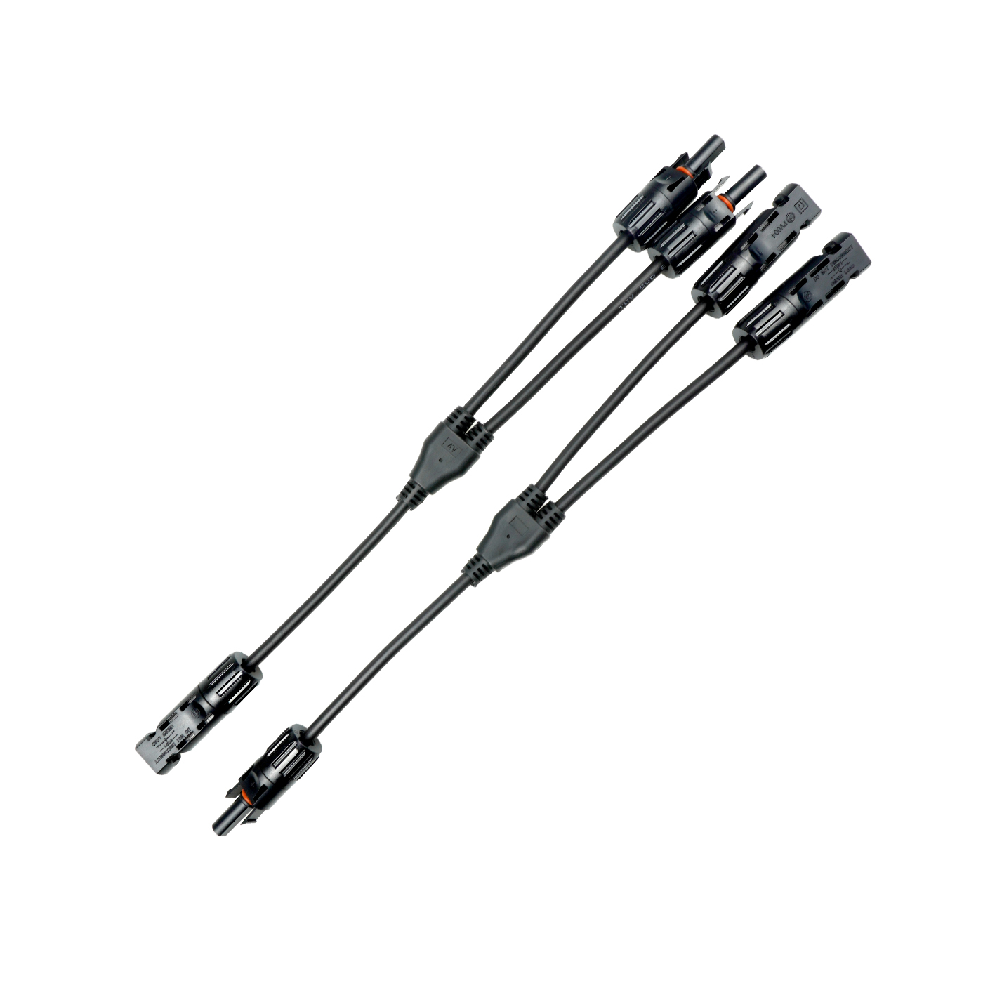 Alcapower Złącza Solarne Typu Y MC4 do Kabli Fotowoltaicznych 4mm² 1000V 30A Zestaw Złączy Równoległych do Wydajnych Instalacji Solarnych