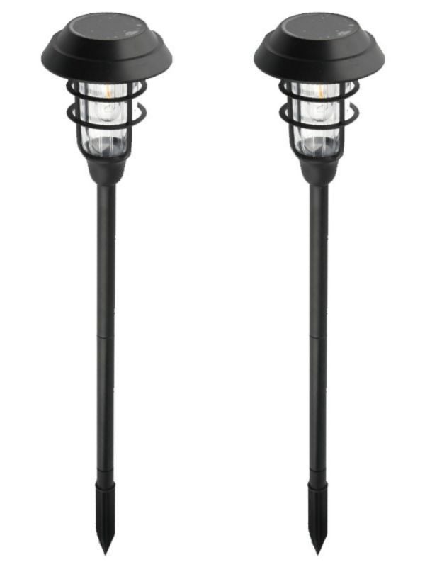 (2 sztuki) Lampy solarne zewnętrzne, lampy solarne ogrodowe, oświetlenie krajobrazu, lampy ogrodowe na ścieżki