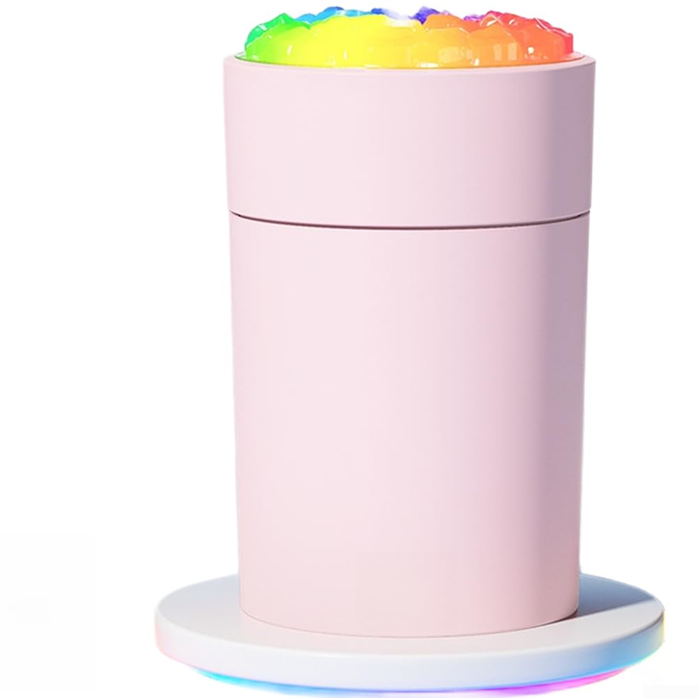 Cichy nawilżacz 220 ml z lampką LED do samochodu, zimna mgiełka USB