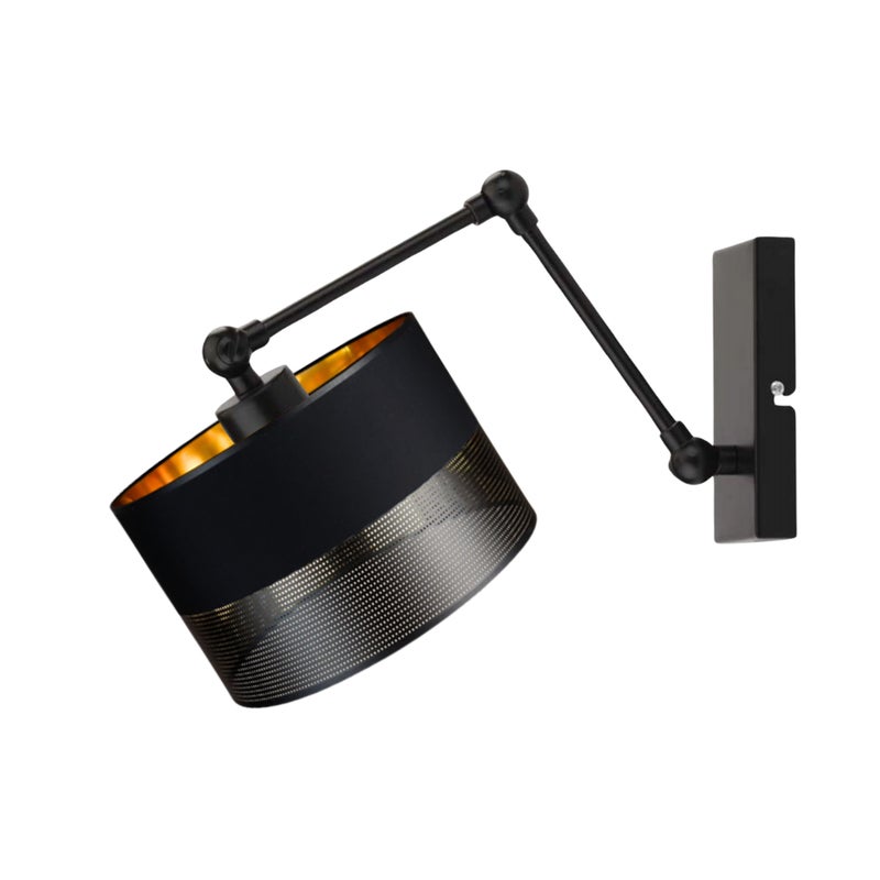 Kinkiet przegubowy lampa ścienna lampa na ścianę regulowany z abażurem walec SOUL