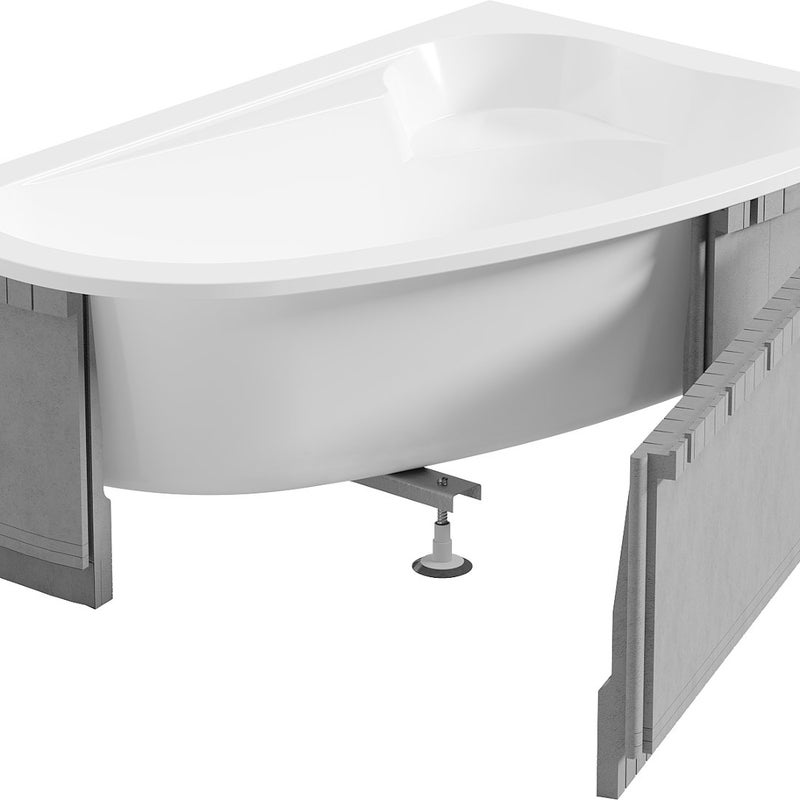 Mexen X-ST obudowa styropianowa LED do wanny narożnej 240 cm, biała - 55022-01