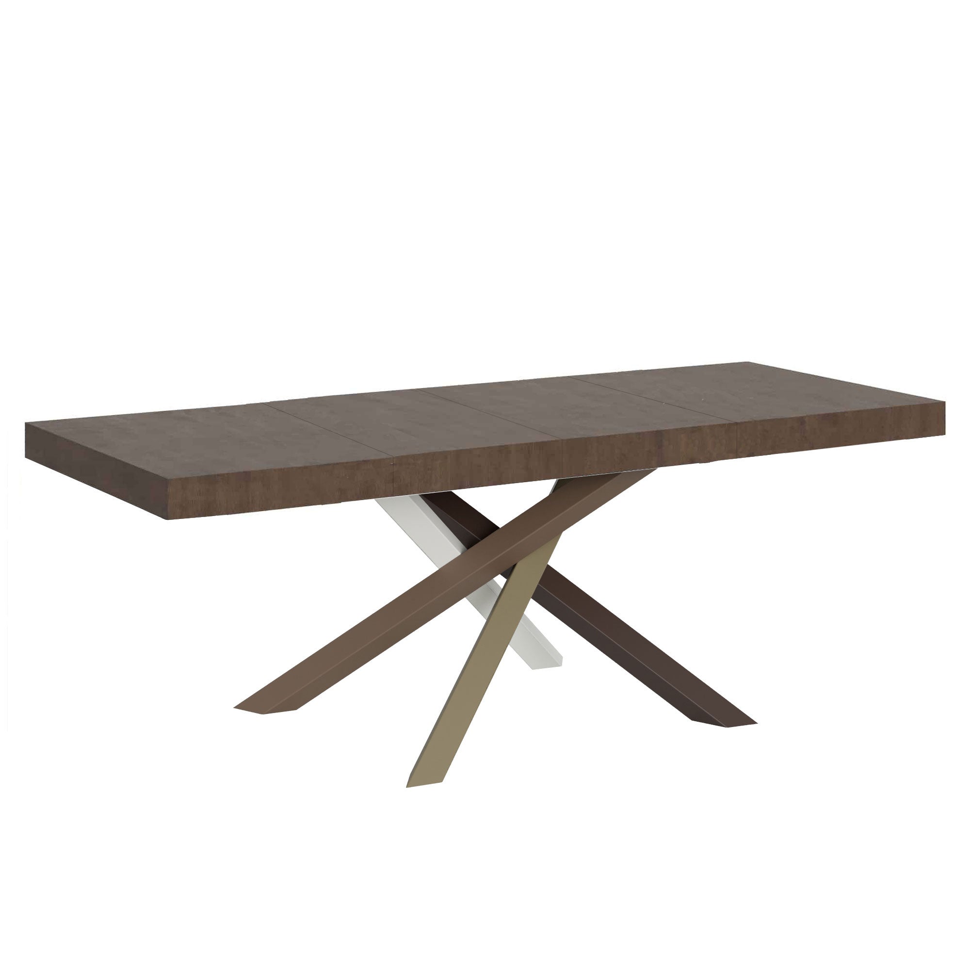 Stół rozkładany 90x160/264 cm Volantis Premium orzech rama 4/C