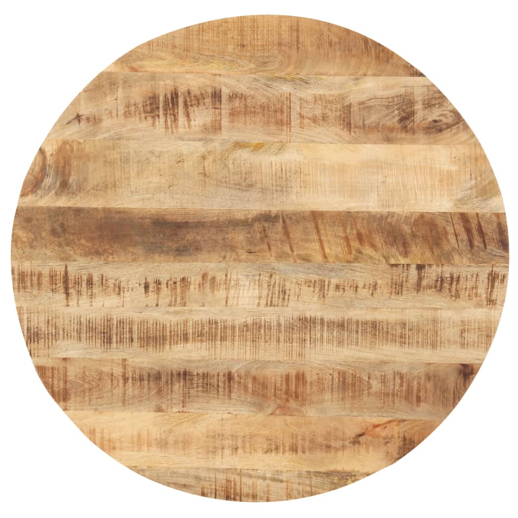 vidaXL Blat stołu, lite drewno mango, okrągły, 25-27 mm, 40 cm
