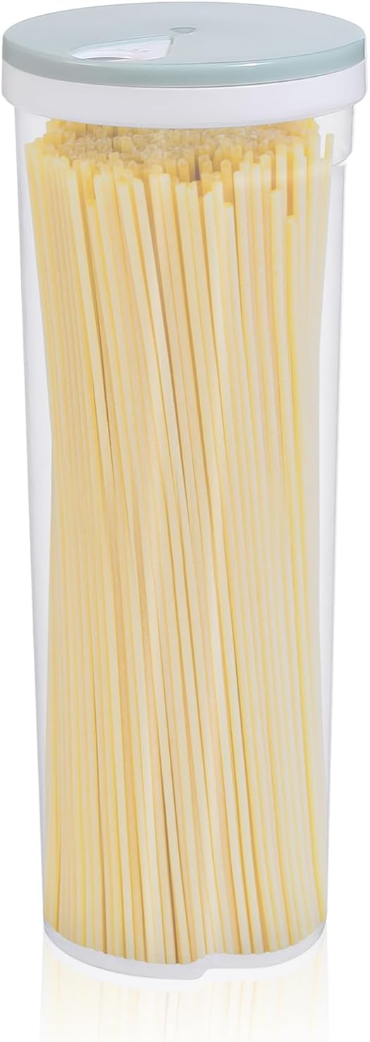 Pojemniki do przechowywania spaghetti, przezroczyste słoiki do przechowywania suchej żywności z zamykanymi pokrywkami