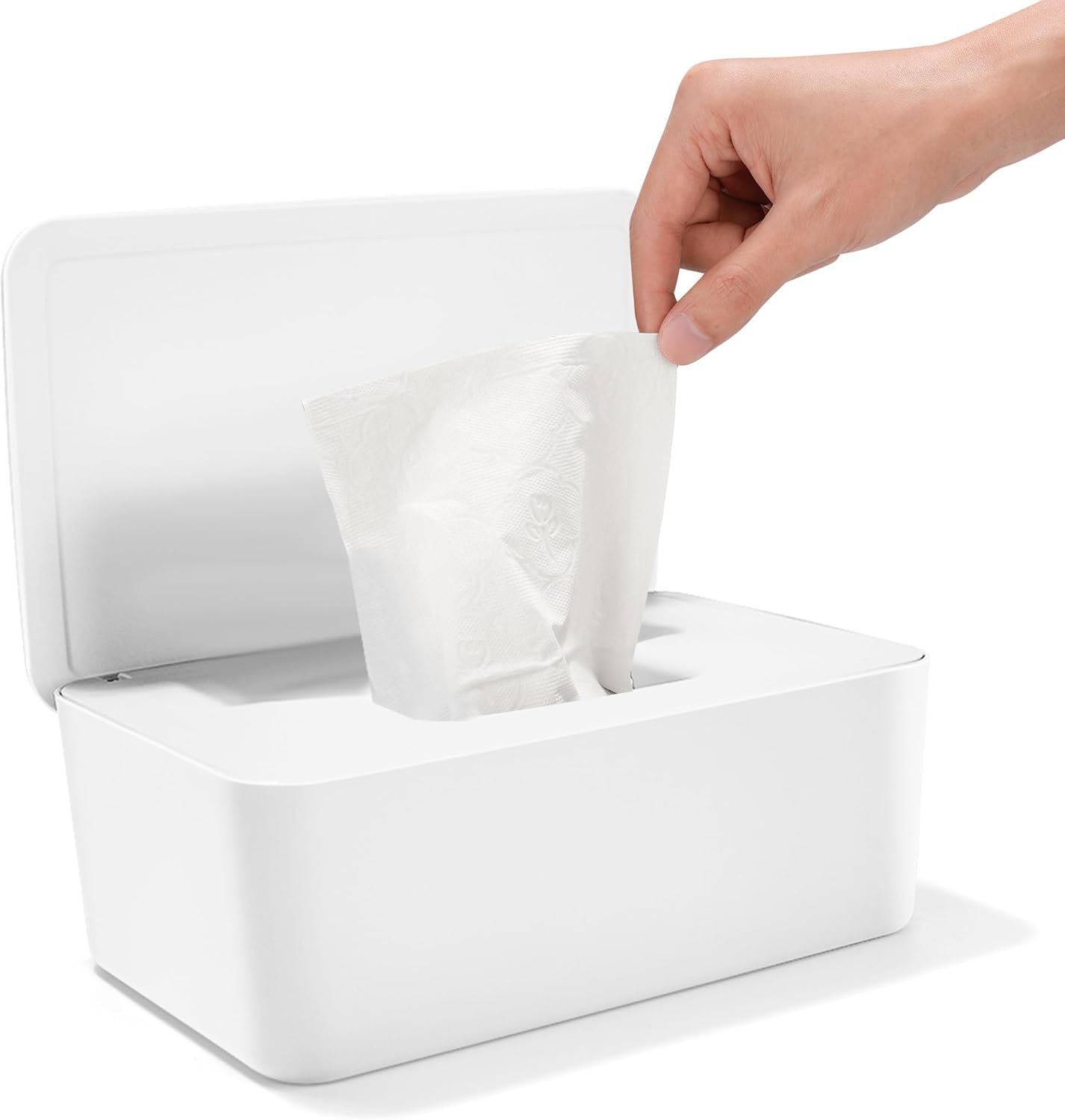 Pudełko na chusteczki nawilżane z pokrywką, pudełko na chusteczki dla niemowląt, pudełko na chusteczki nawilżane, pudełko na chusteczki papier