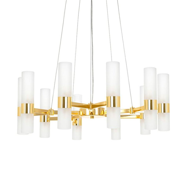 MOOSEE lampa wisząca TUBS 10 złota