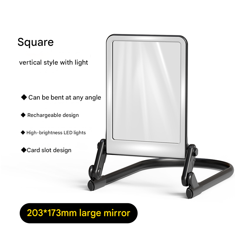 Lampa do czytania dla seniorów, z lupą i światłem, do trzymania w ręku lub noszenia na szyi, odłączana, USB.