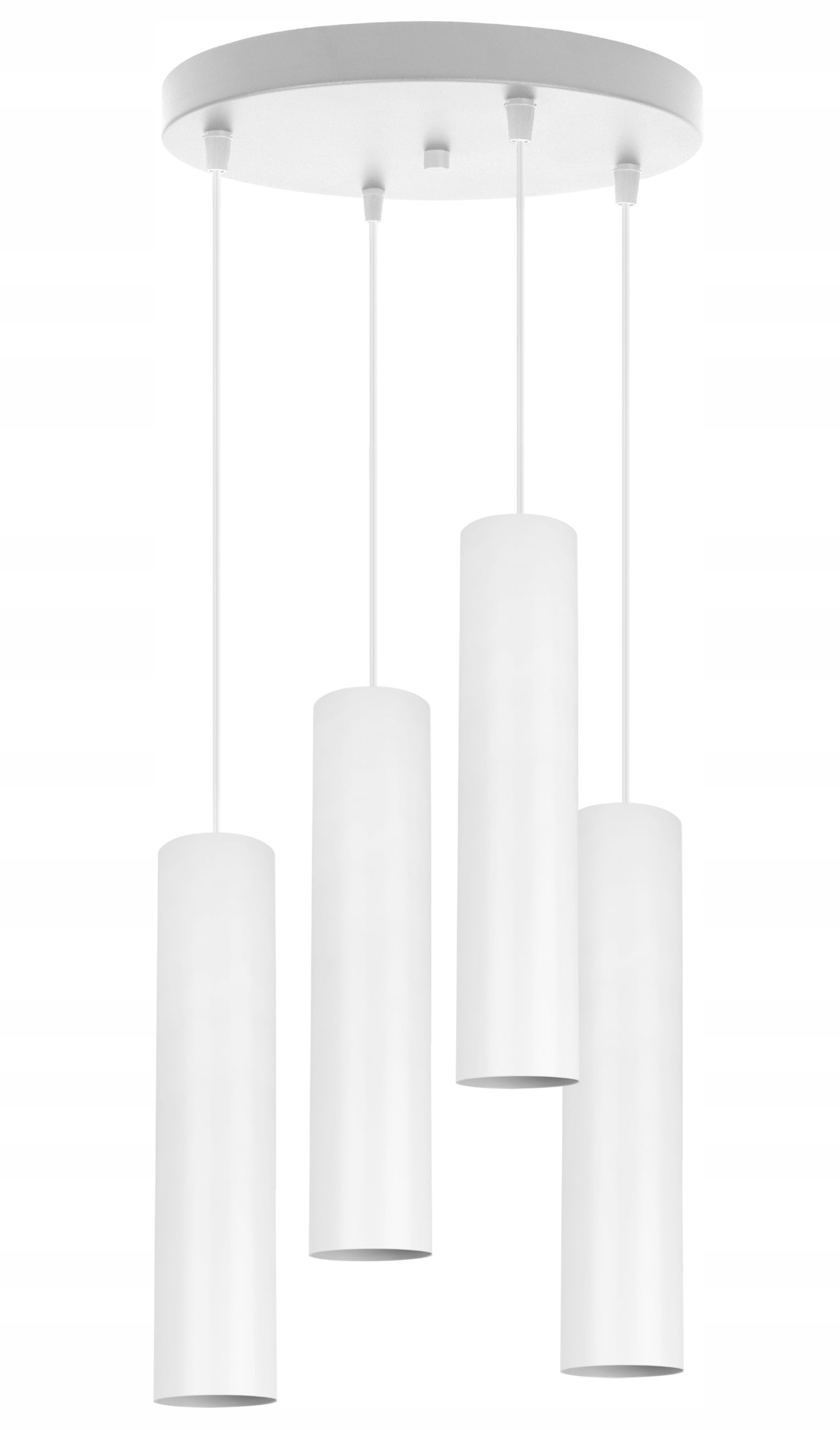 Lampa sufitowa wisząca Light Home LH Tuba 4x GU10 20W biały