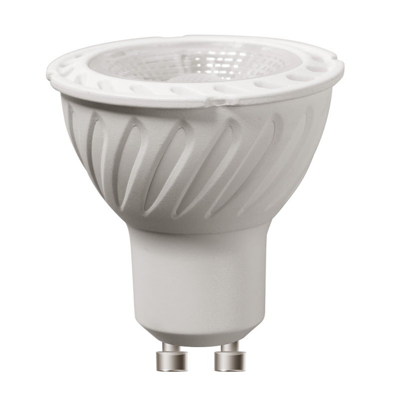 Żarówka LED GU10 COB, ciepła biel 3000 K, 5 W, kąt świecenia 38°, odpowiednik halogenu 45 W. Nieściemnialny, tradycyjny reflektor o strumieniu światła