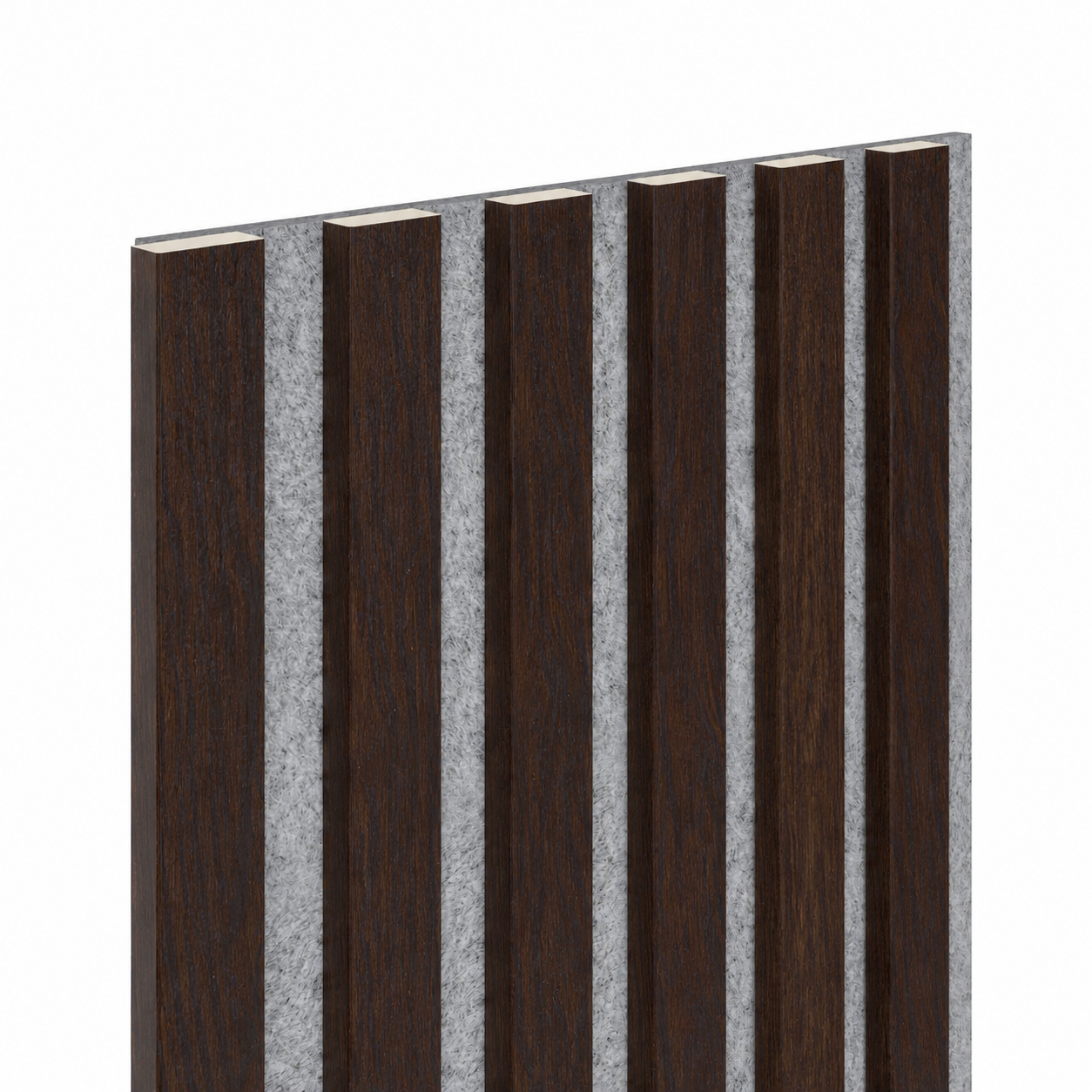 Lamel ścienny na szarym filcu 6L Marbet Design WOODLINE 270x30 cm Dąb ciemny 1 szt.