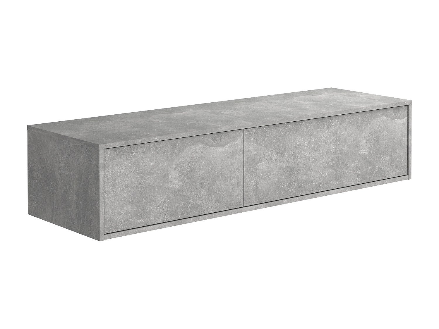 Szafka łazienkowa wisząca pod umywalkę - Szary - szer. 150 cm - ISAURE II