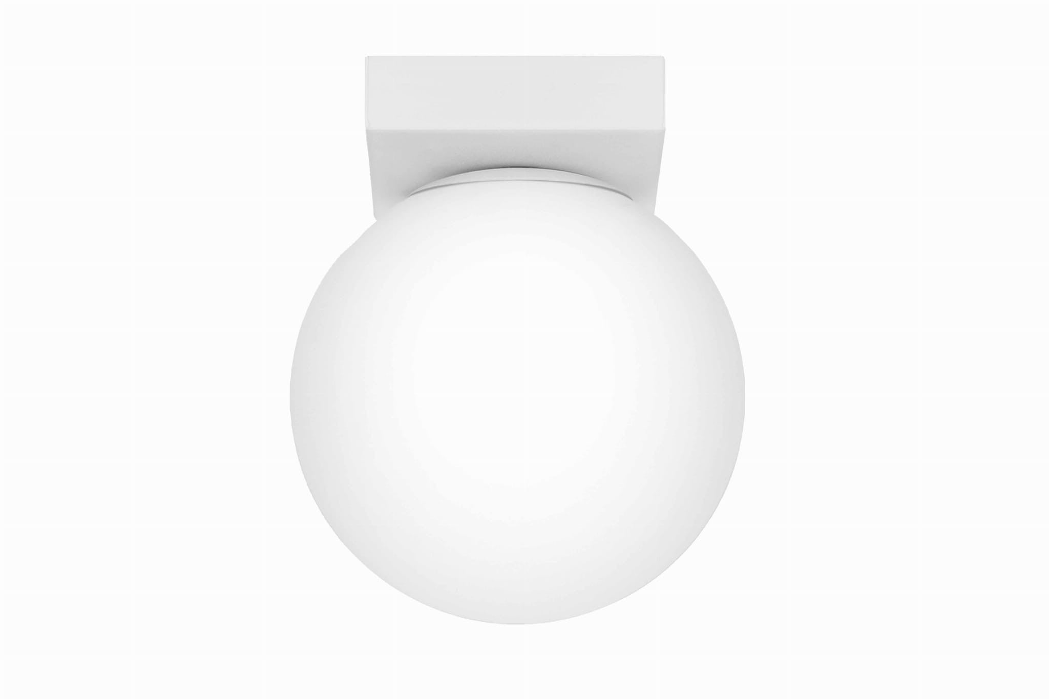 Plafonnier Acier Blanc G9 1 Yoli