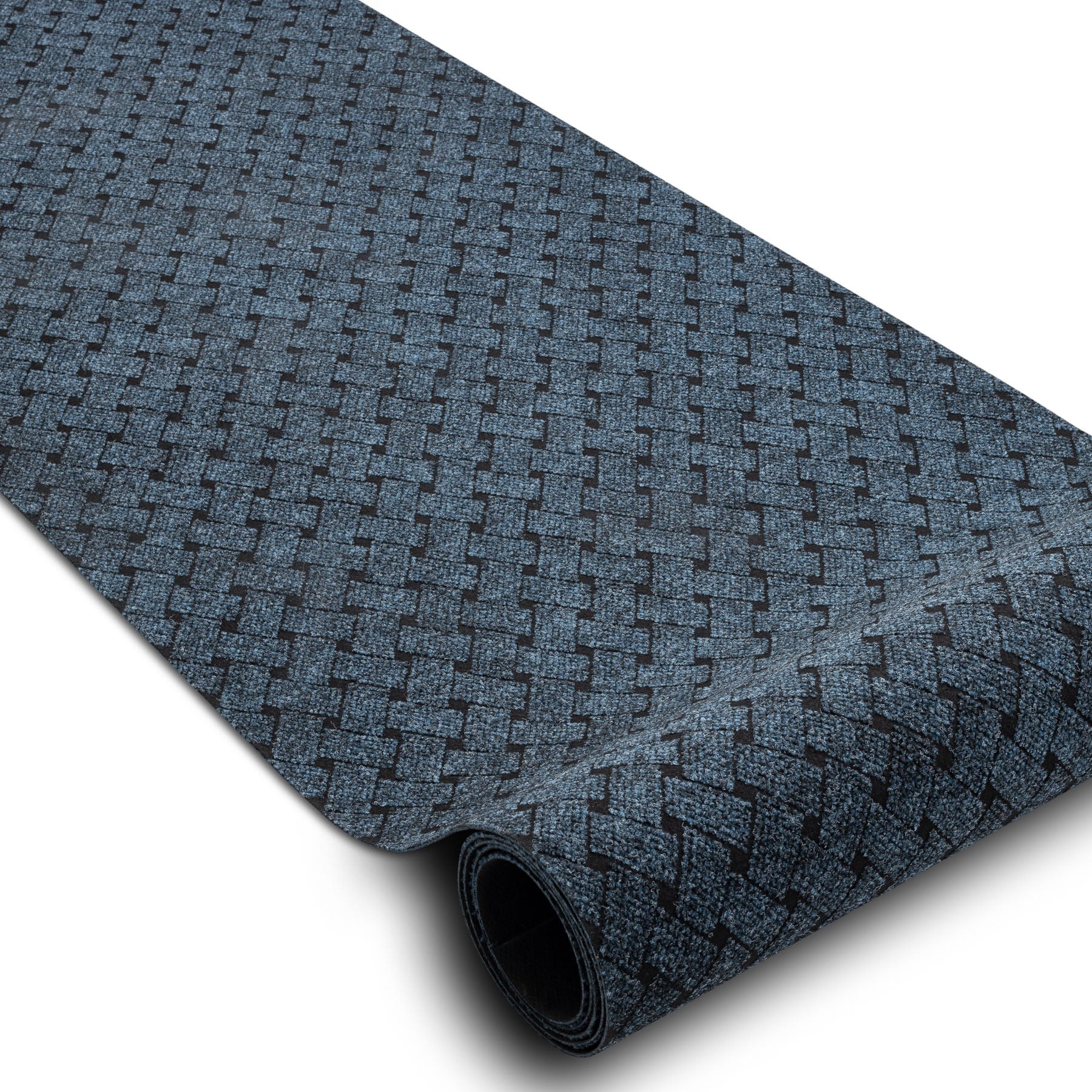 Wycieraczka antypoślizgowa 200 cm VECTRA 800 zewnętrzna, wewnętrzna, na gumie - niebieski 200x220 cm