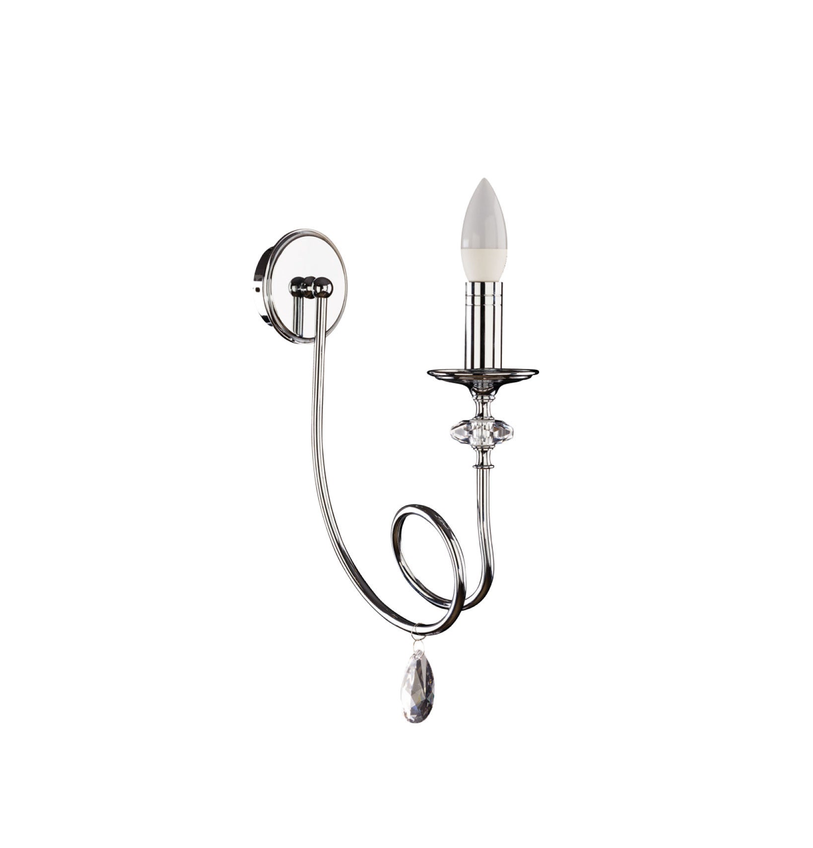Kinkiet DAKAR Jupiter srebrny E14 42x10x27 cm 1 szt.