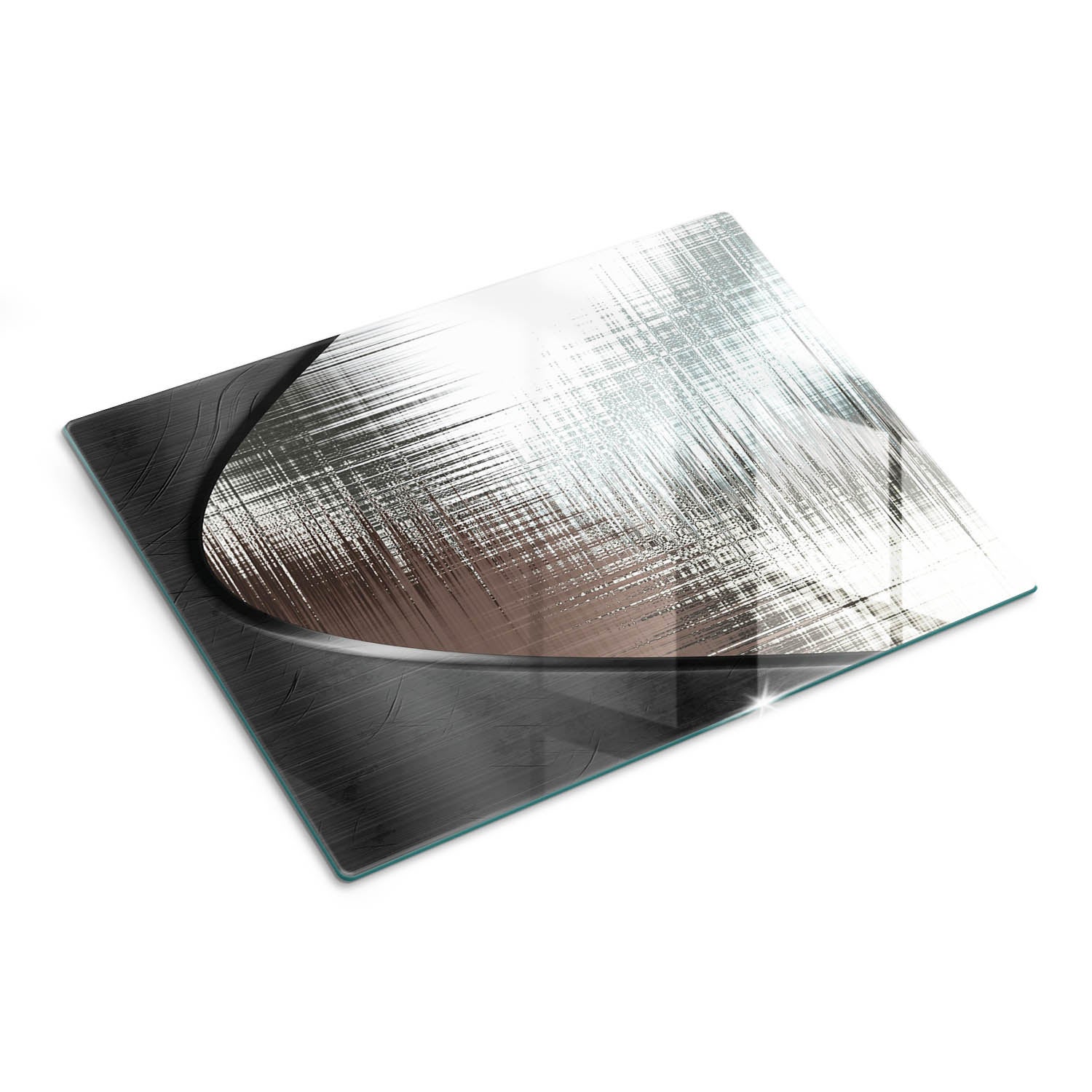 Deska kuchenna z hartowanego szkła dekoracyjnego - Metal Abstrajcyjny - 30x40 - Tulup