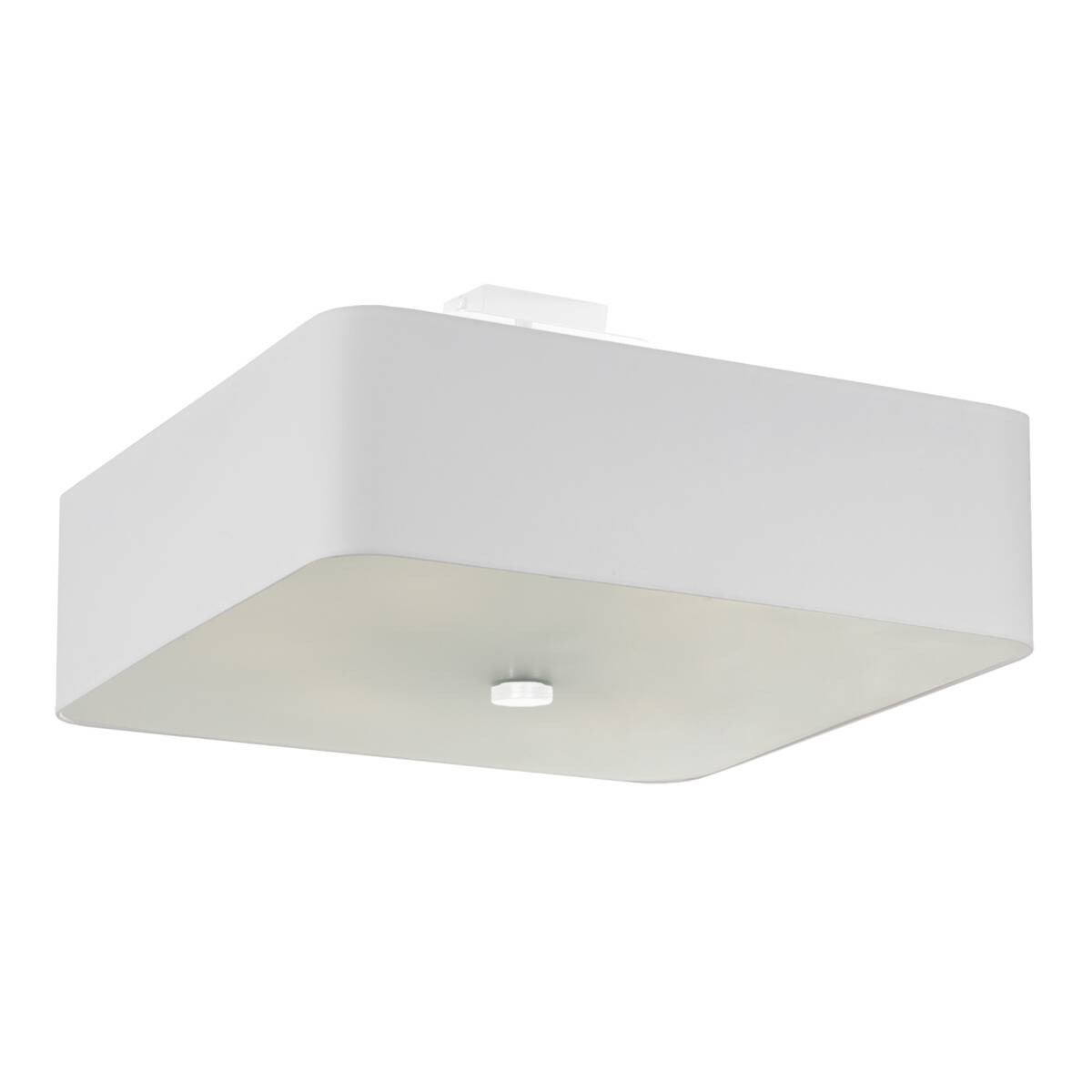 Lampa sufitowa klosz kwadratowy biały 45 x 25 cm LOKKO 5xE27 15W SL.0775 Sollux Lighting