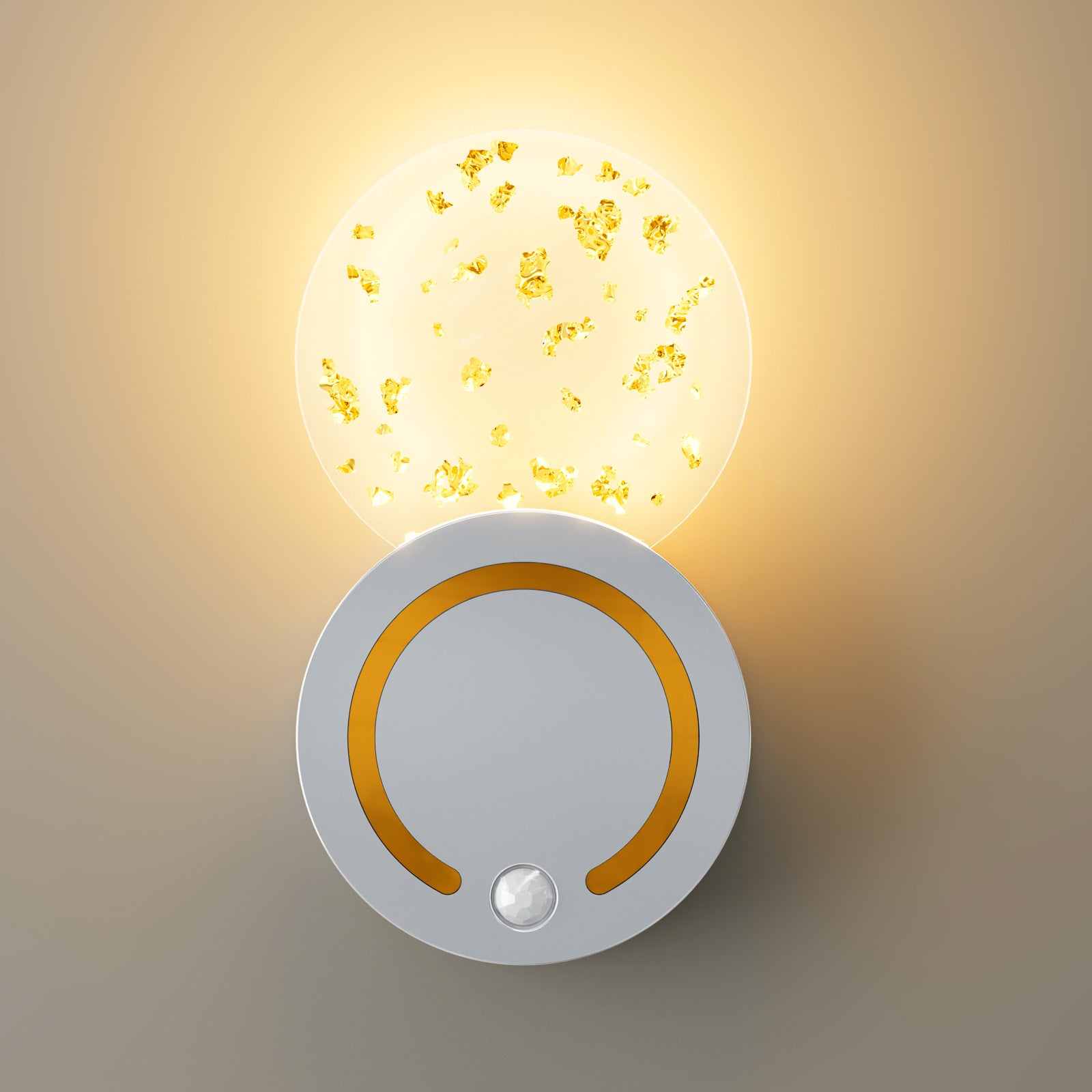 Lampa ścienna nocna 1 W — lampa z czujnikiem ruchu — oświetlenie nocne otoczenia — ładowalna lampa korytarzowa