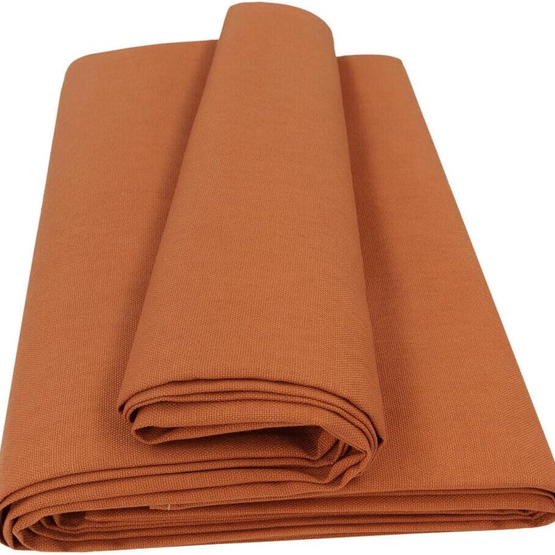 Tkanina Meblowa Bawełna 260x280 Cm Kanina Narzuta Granfoulard Pokrowiec Na Sofę Narzuta Na łóżko Brązowy wielofunkcyjny
