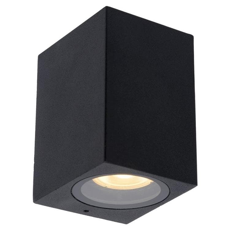 Kinkiet zewnętrzny ZARO czarny 1xGU10x35W wym:10x6,8x7,8cm IP44 Lucide