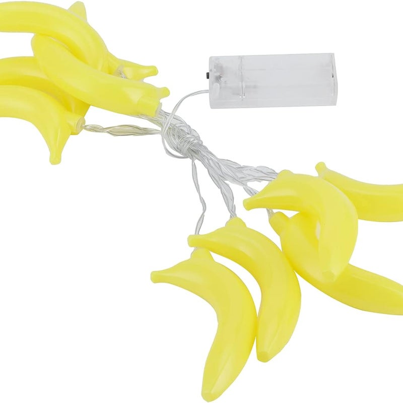 Girlanda Światełek w Kształcie Banana IP42 Ciepła Barwa dekoracja świetlna zasilana Baterią Lekka Symulacja na Dziedziniec