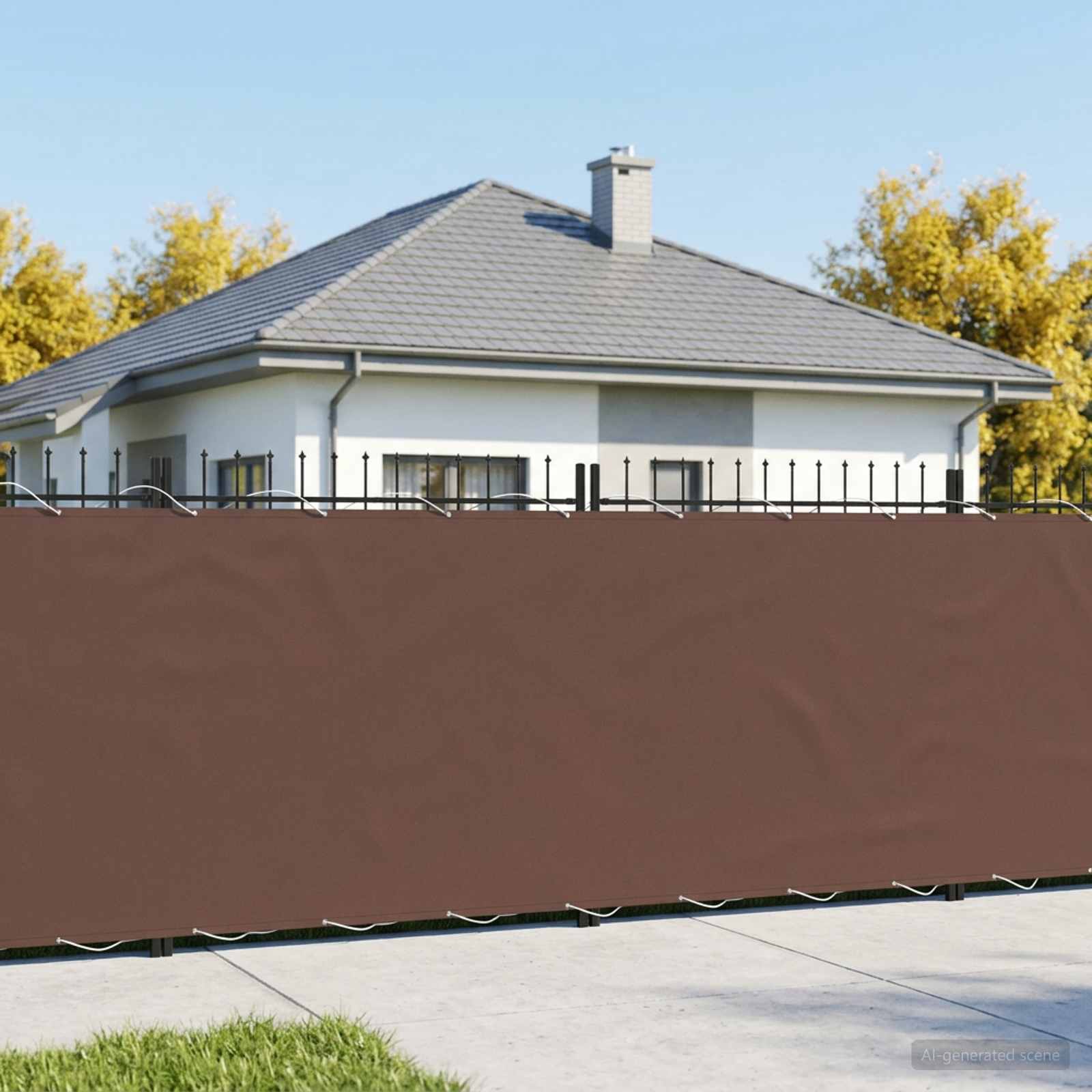 Ekran Prywatności Balkonowej 150 x 300 cm Tkanina z powłoką PU vidaXL