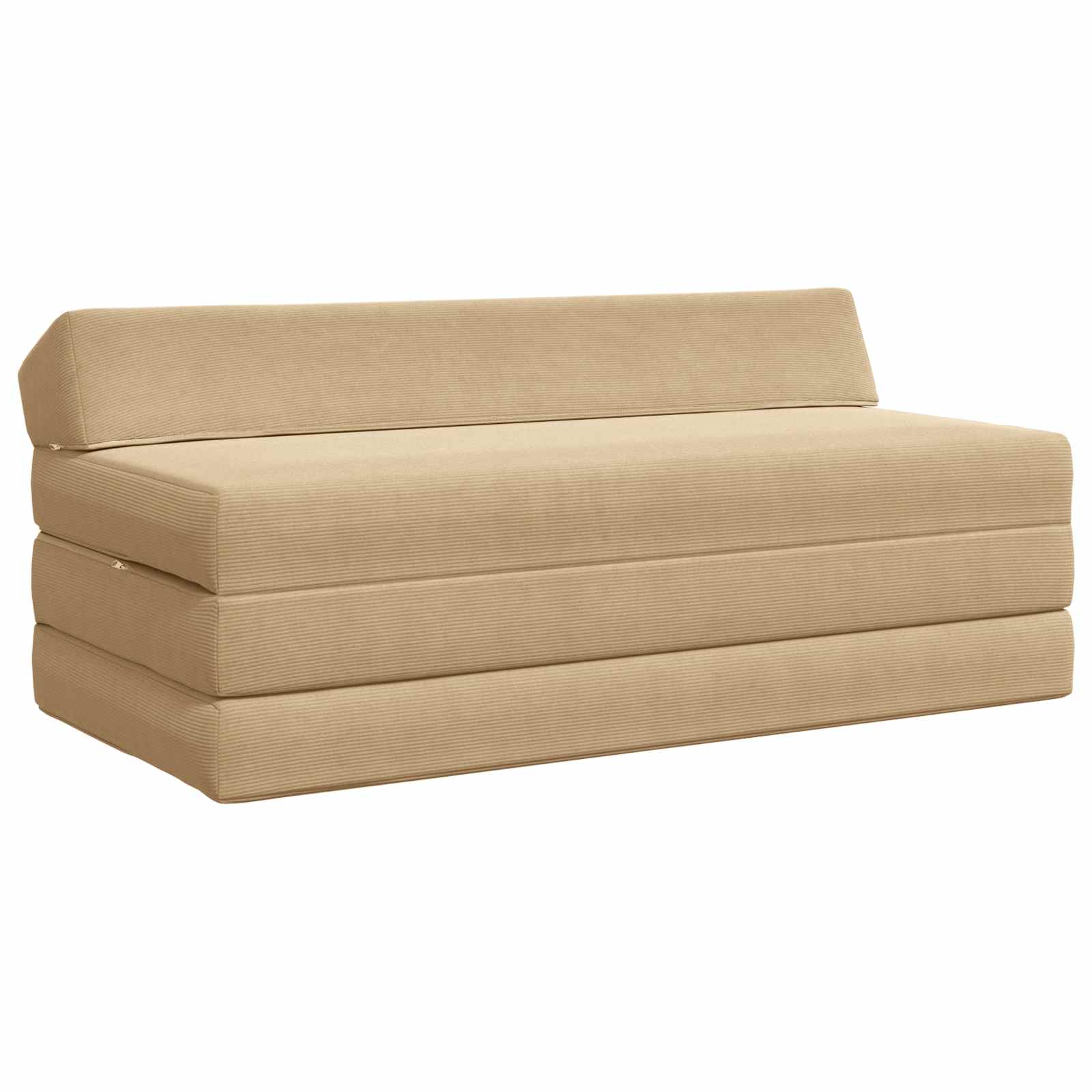Składana Sofa Łóżko Zielono-szary 120 x 60 x 49 cm tkanina