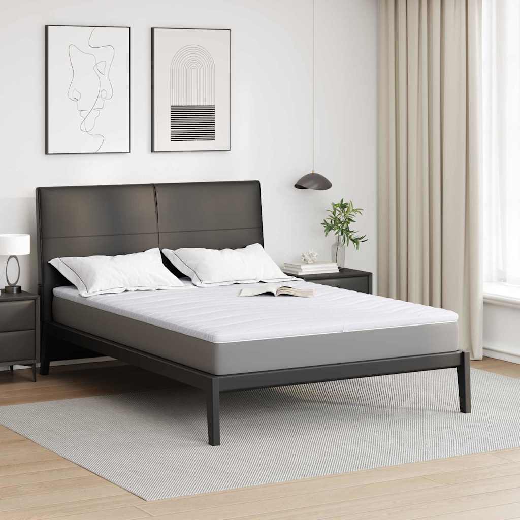 Nakładka na materac Biały 140 x 190 cm Dzianina vidaXL