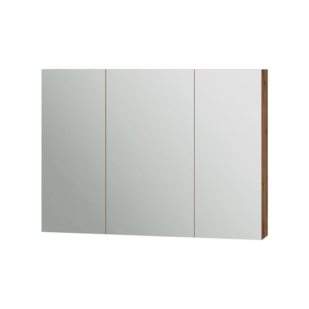 Vicco Szafka z lustrem w łazience Lotta, Dąb, 99.7 x 73.2 cm z 3 drzwiami