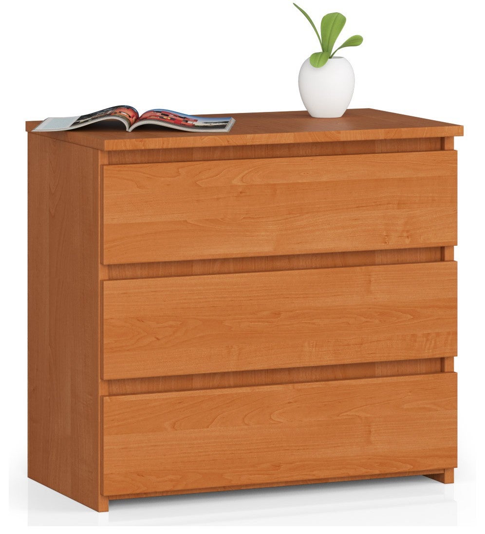 Szafka nocna AKORD CL3 Olcha 60 cm 3 szuflady kolor Olcha mat 60x35x57 cm