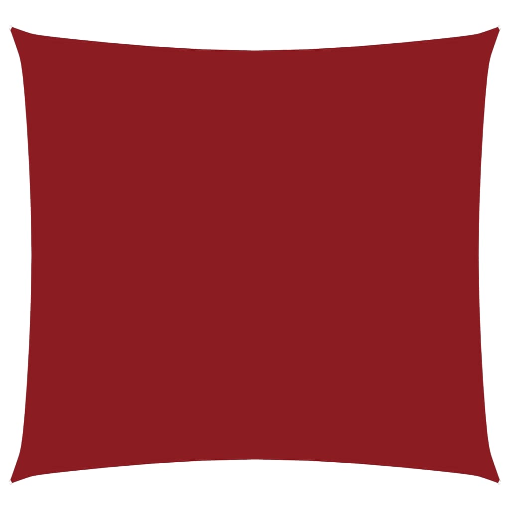 Żagiel przeciwsłoneczny Oxford 3,6 x 3,6 m czerwony