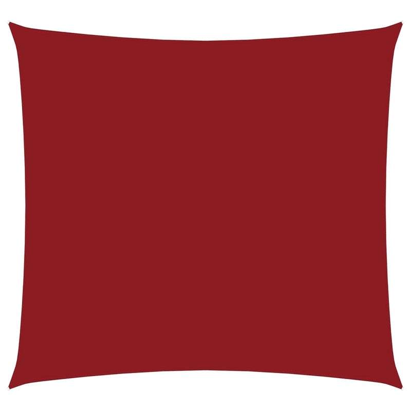 Żagiel przeciwsłoneczny Oxford 3,6 x 3,6 m czerwony