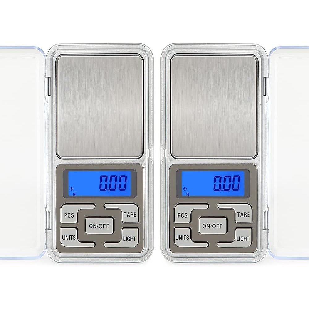 Dwie mini wagi elektroniczne, udźwig 500g, waga o wysokiej precyzji 0.01g, waga spożywcza, waga jubilerska, waga kuchenna