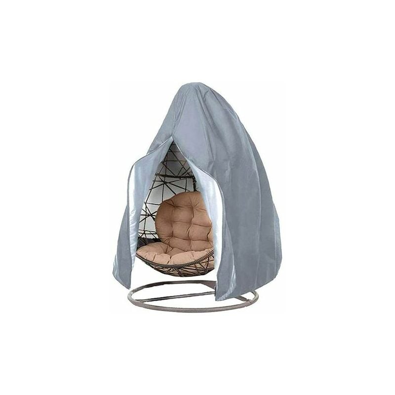 Pokrowiec na wiszący fotel ogrodowy z tkaniny Oxford 210D, wodoodporna plandeka na krzesło Egg Chair, odporna na promieniowanie UV i wiatr, na krzesło