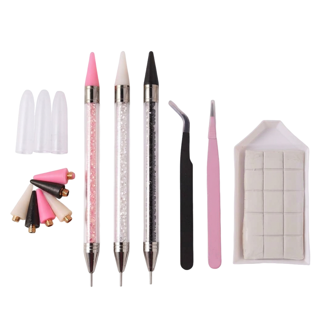 zestaw 13 Multi-Purpose Wax Pickup narzędzie do Nails, Jewelry, DIY Crafts