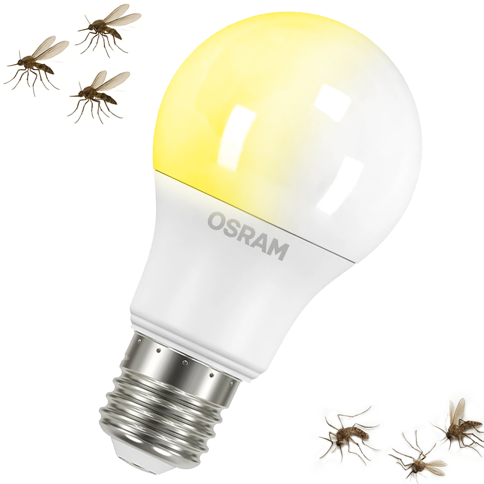 Żarówka LED Odstraszająca Komary A60 E27 8 W = 60 W 840 lm 2700K Ciepła biel 220st MOSQUITO REPELENTE Osram