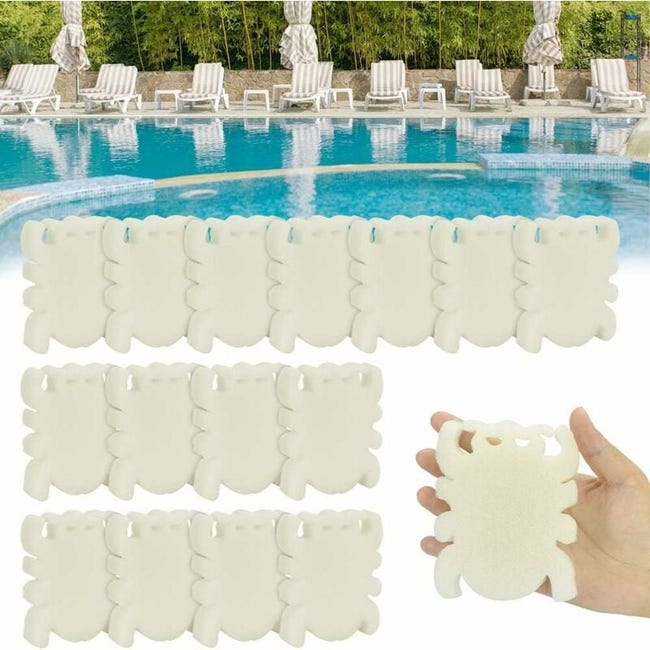 Opakowanie 16 gąbek spa, wielokrotnego użytku gąbki pochłaniające olej, wytrzymałe gąbki piankowe, akcesoria spa