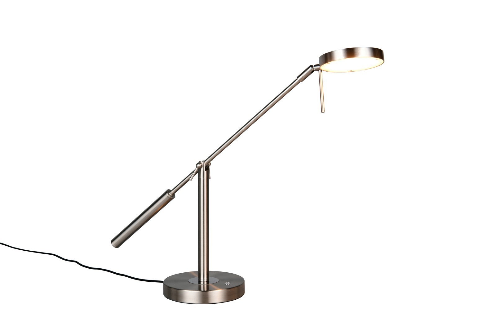 Lampa stołowa LED MONZA chromowana-srebrna 12W zmienna (ciepła / neutralna) 1400lm metal wym:52x16x69cm IP20 Trio